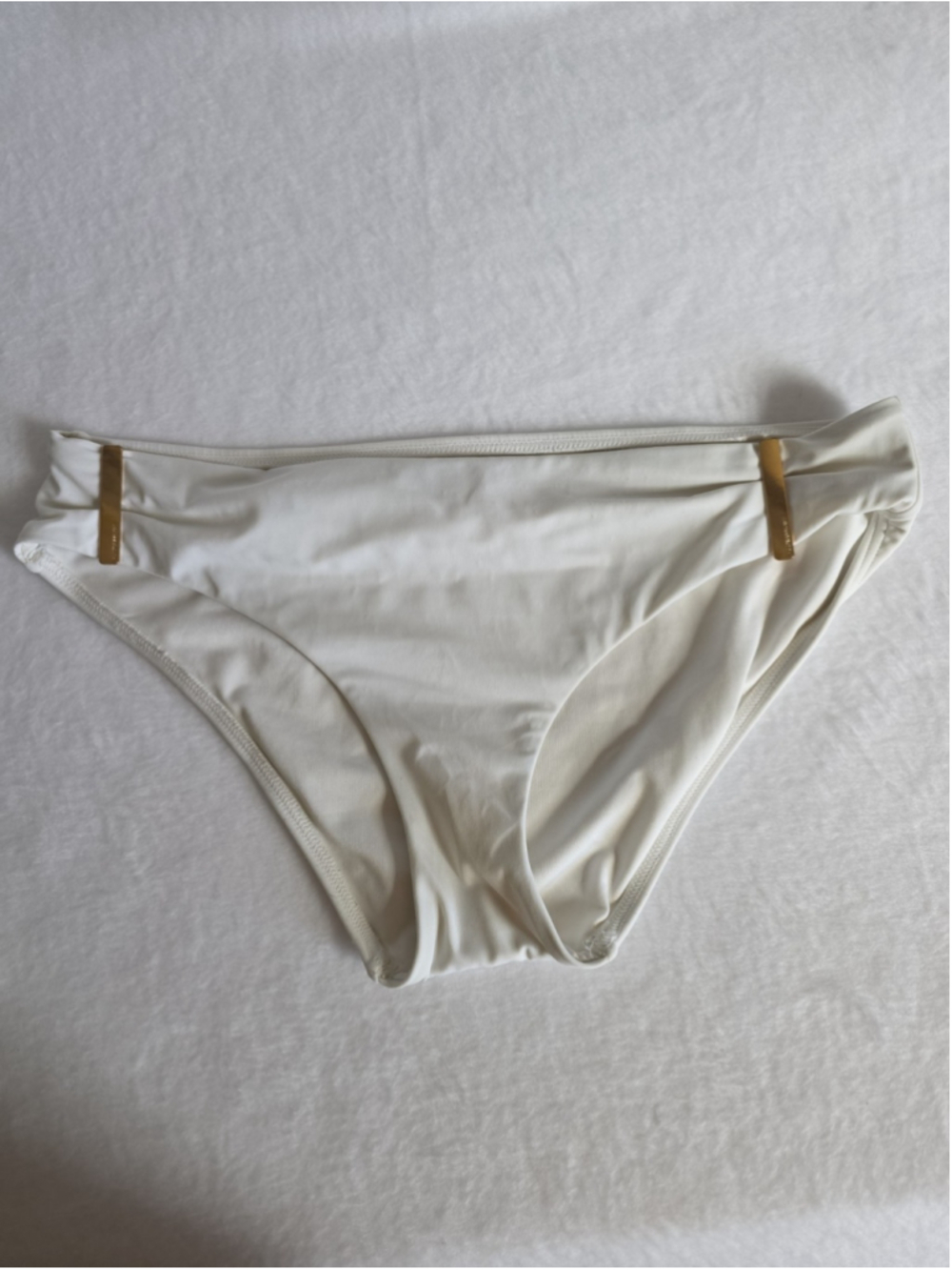 Used Victoria's Secret White Bikini Bottom Size Small Read